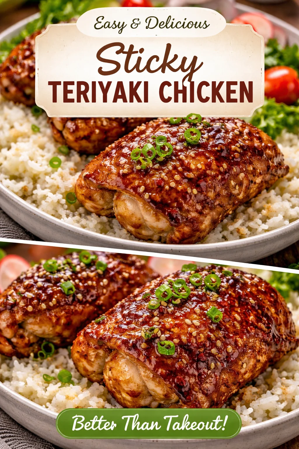 Sticky Sweet Chili Chicken Thighs