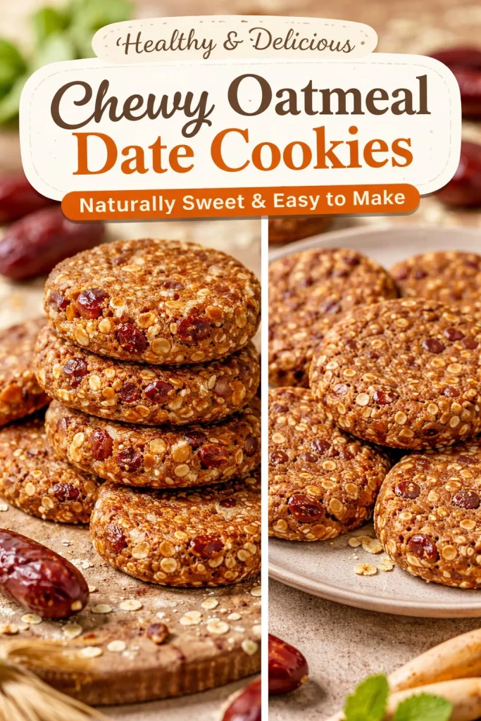 Delicious sugar-free date cookies made with natural ingredients