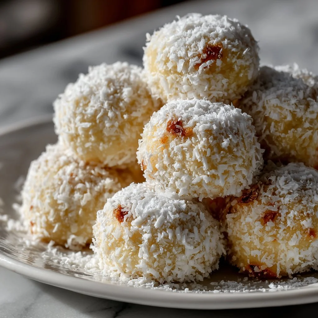 Sweetened Condensed Milk Snowballs