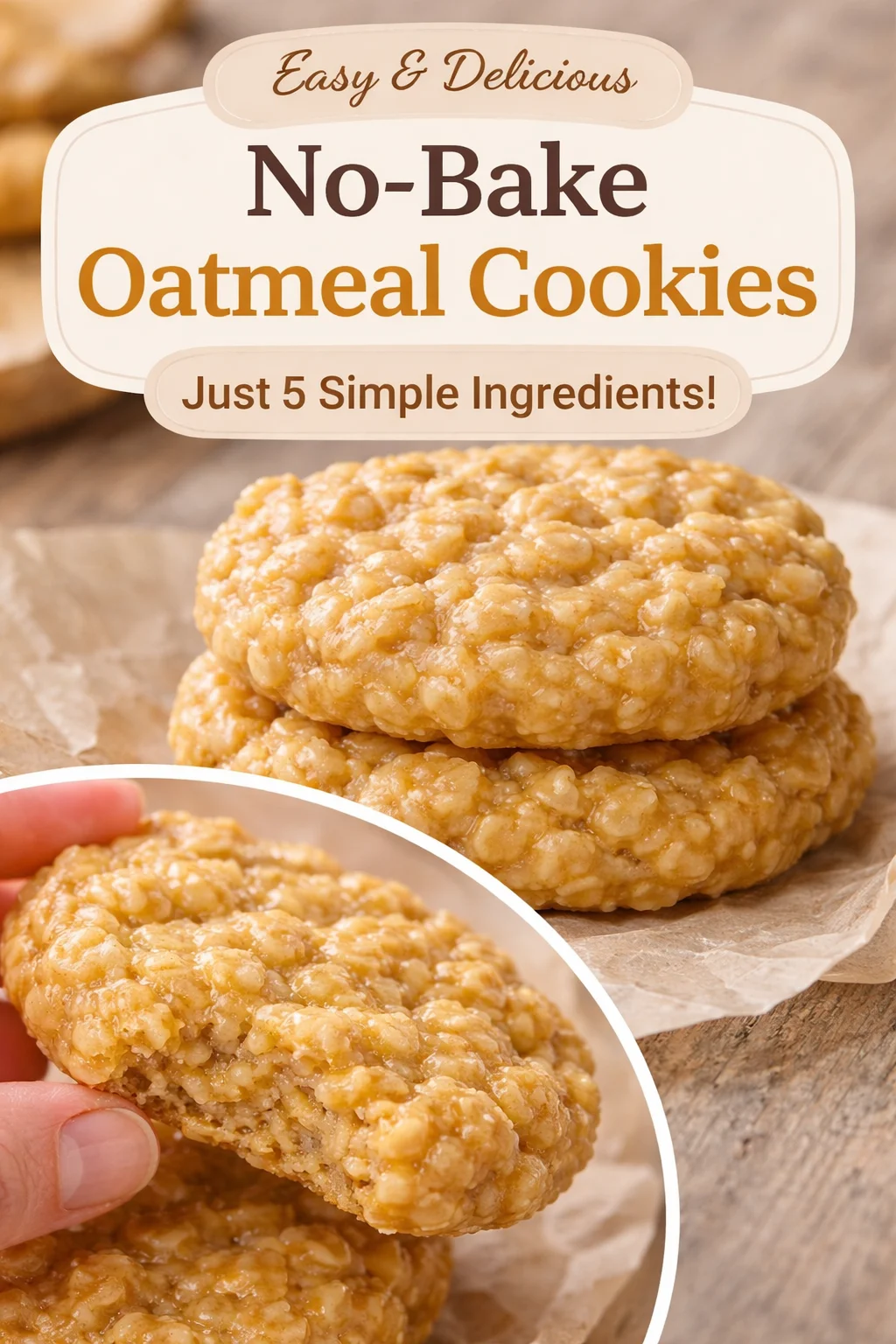 Vanilla No-Bake Cookies