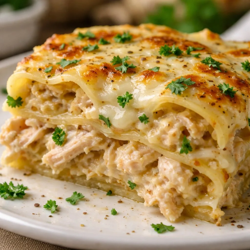 White Chicken Lasagna
