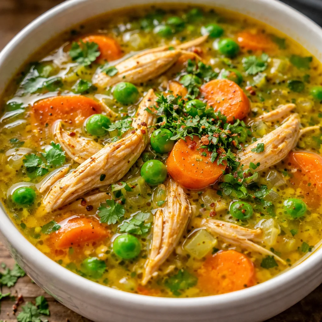 Anti-Inflammatory Turmeric Chicken Soup