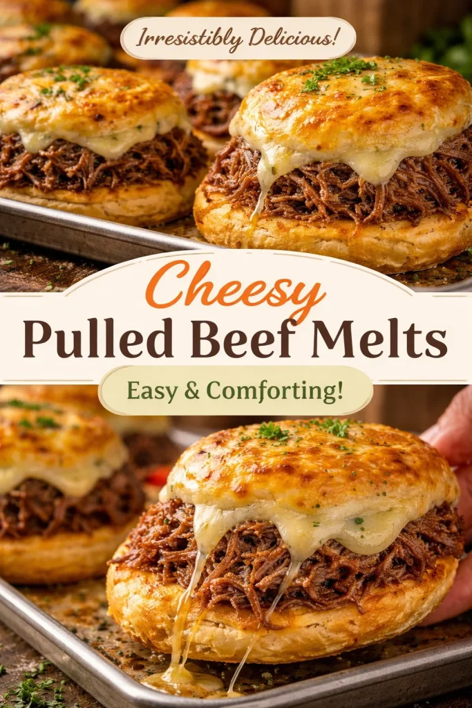 Delicious baked French Dip Biscuits served with au jus for dipping