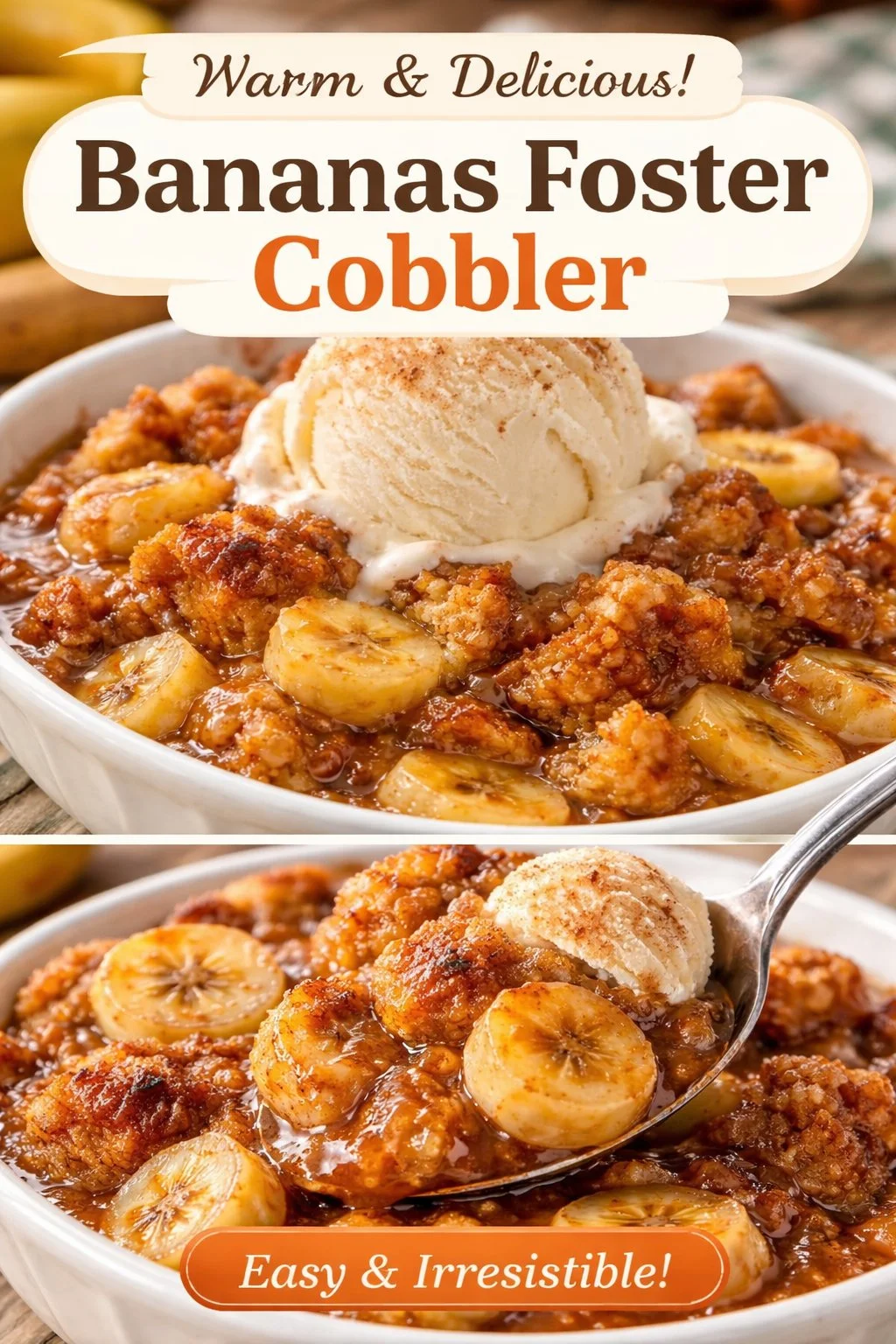 Banana Bread Cobbler
