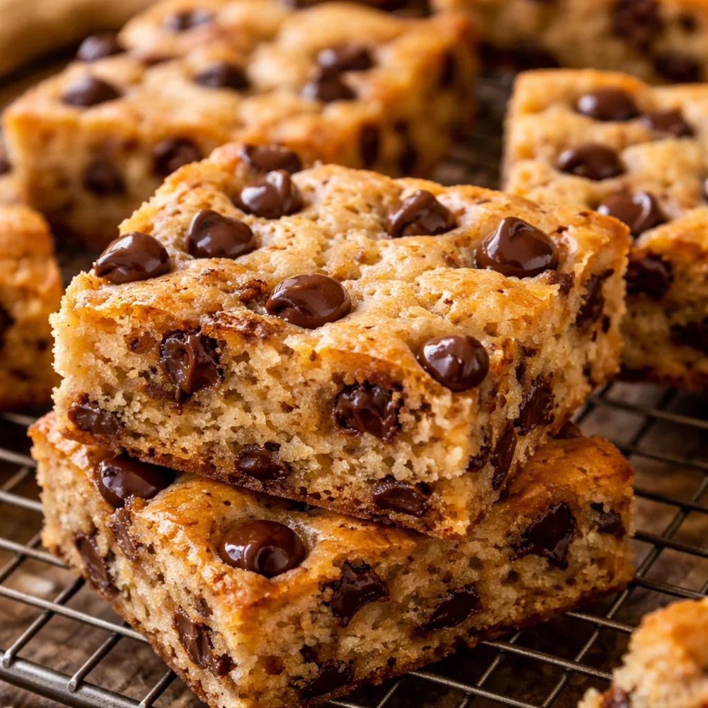 Chocolate Chip Banana Bars