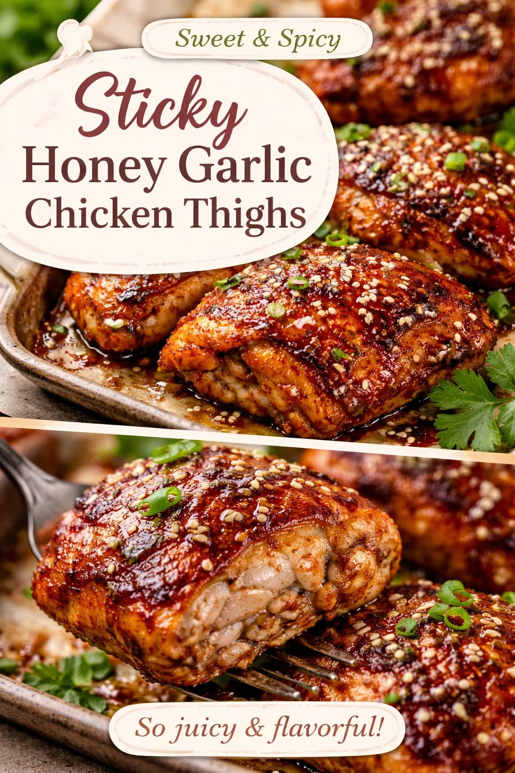 Gochujang Miso Chicken Thighs