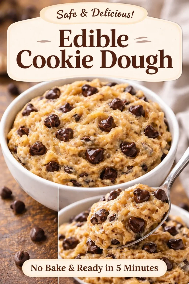 Bowl of Greek yogurt cookie dough with chocolate chips