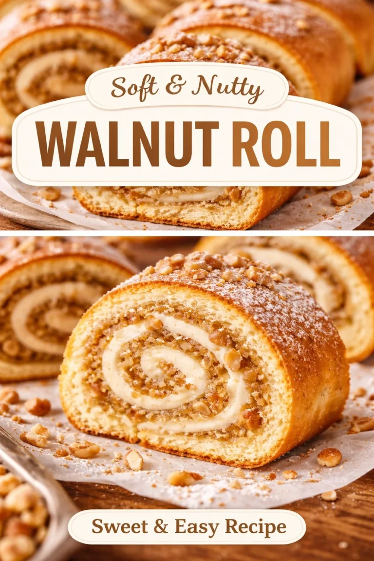 Italian Nut Roll Cookies with nuts and a delicate pastry shell