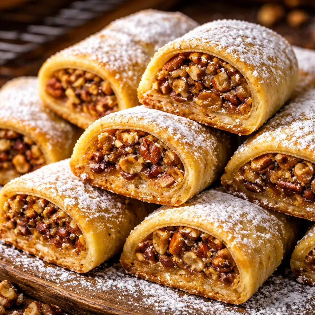 Italian Nut Roll Cookies