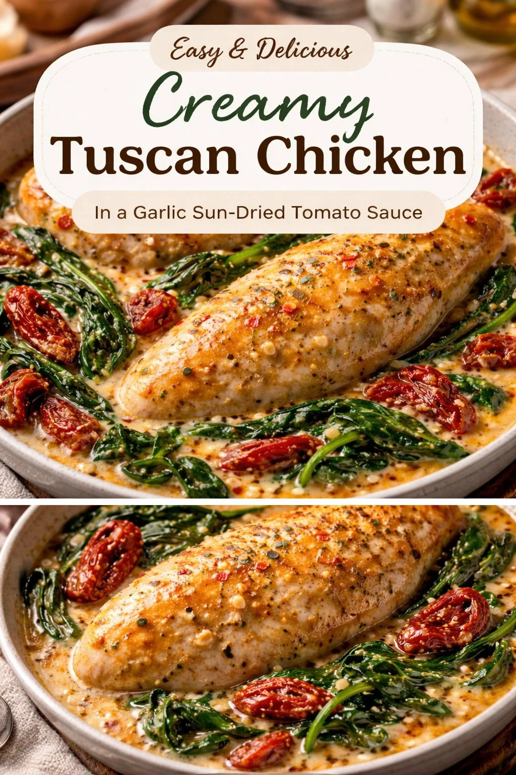 Keto Slow Cooker Chicken with Creamy Tomato & Spinach