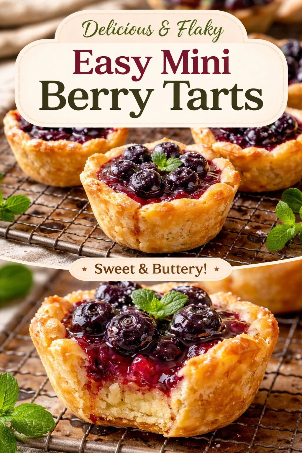 Mini Blueberry Muffin Tin Tarts