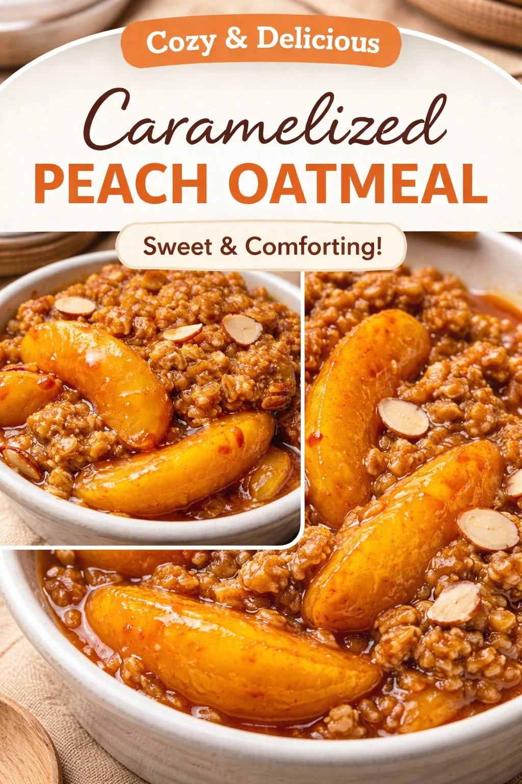 Peach Crisp from Canned Peaches