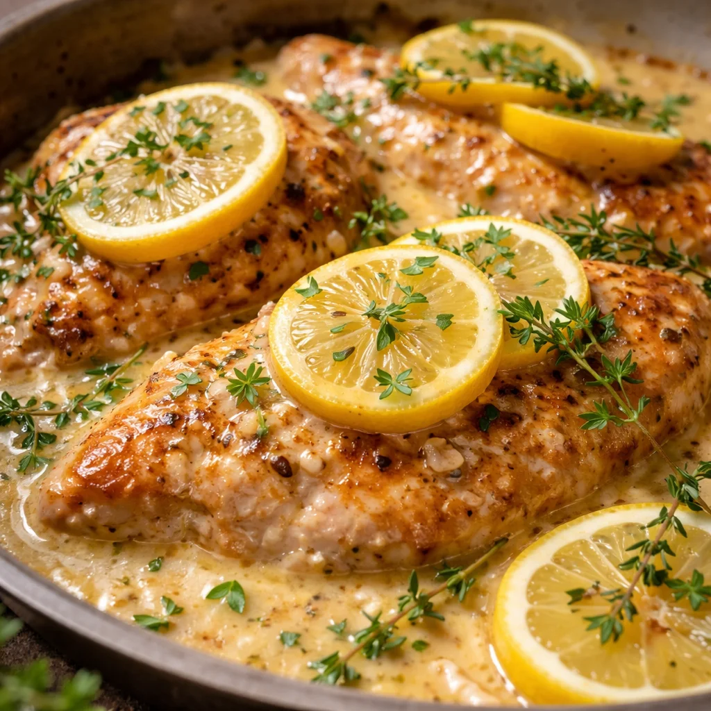 Slow-Cooked Lemon Butter Chicken