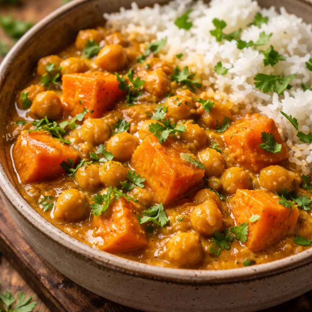 Sweet Potato and Chickpea Curry