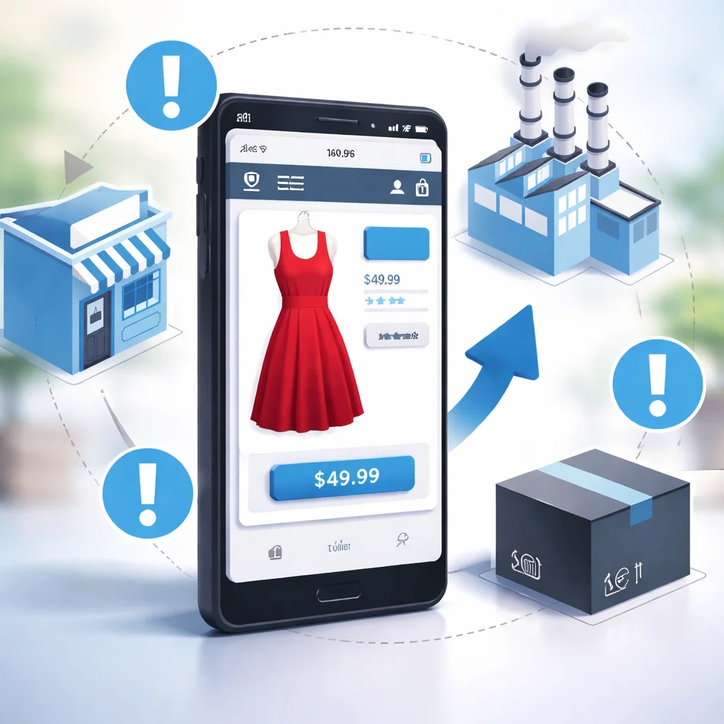 Illustration of common supply chain problems and effective solutions for businesses.