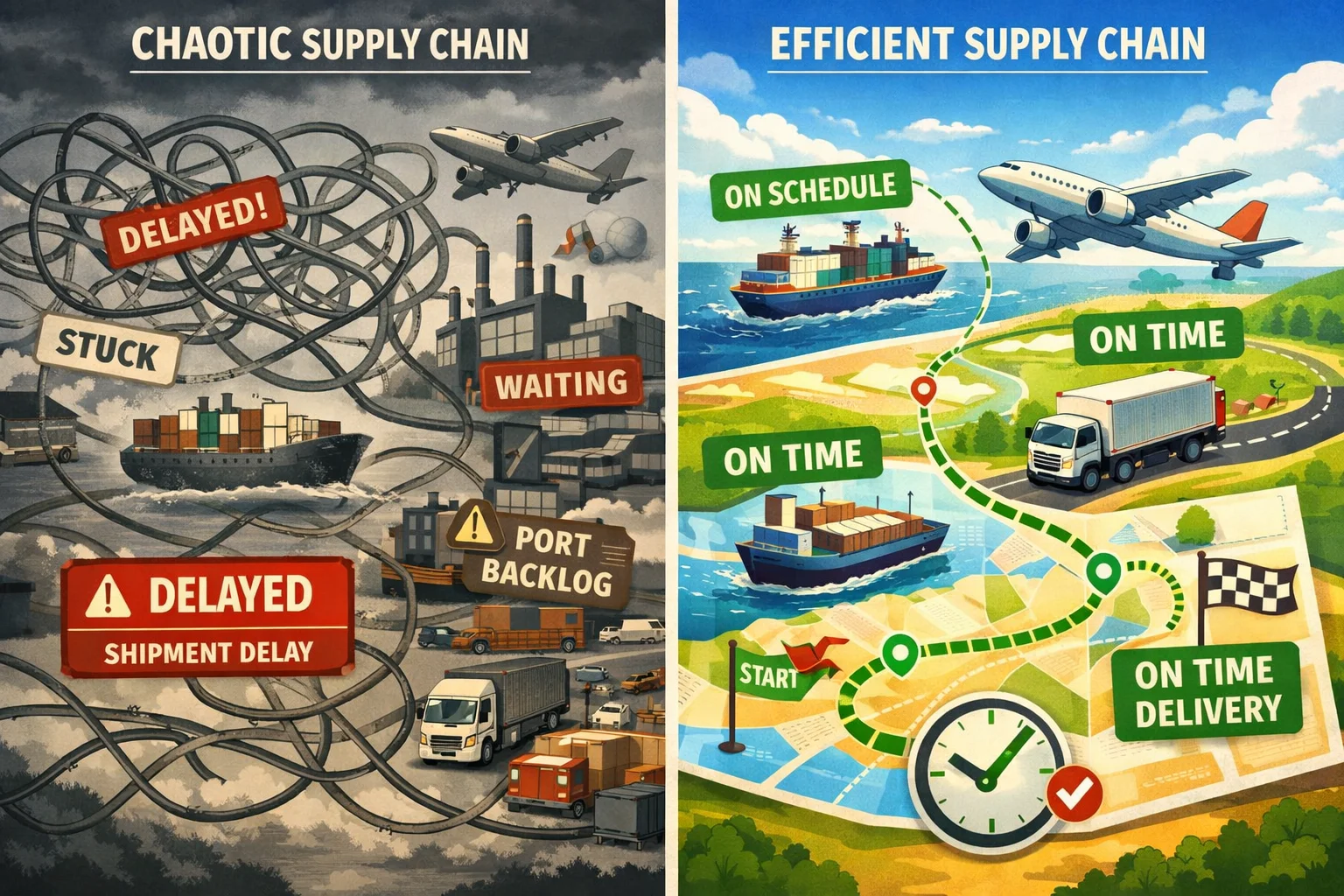 common supply chain problems and solutions