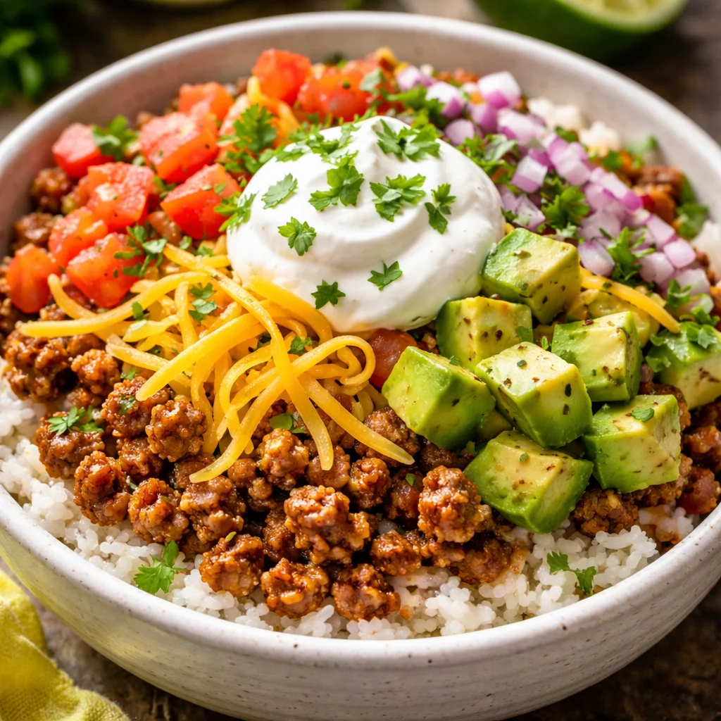 Taco Rice Bowl