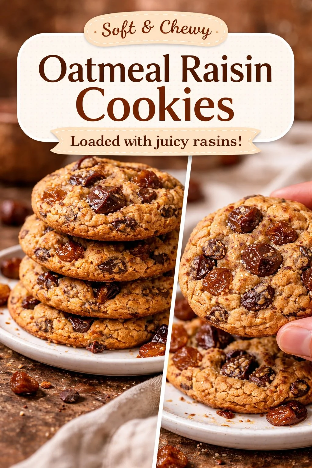 Tahini Medjool Date Chunk Cookies