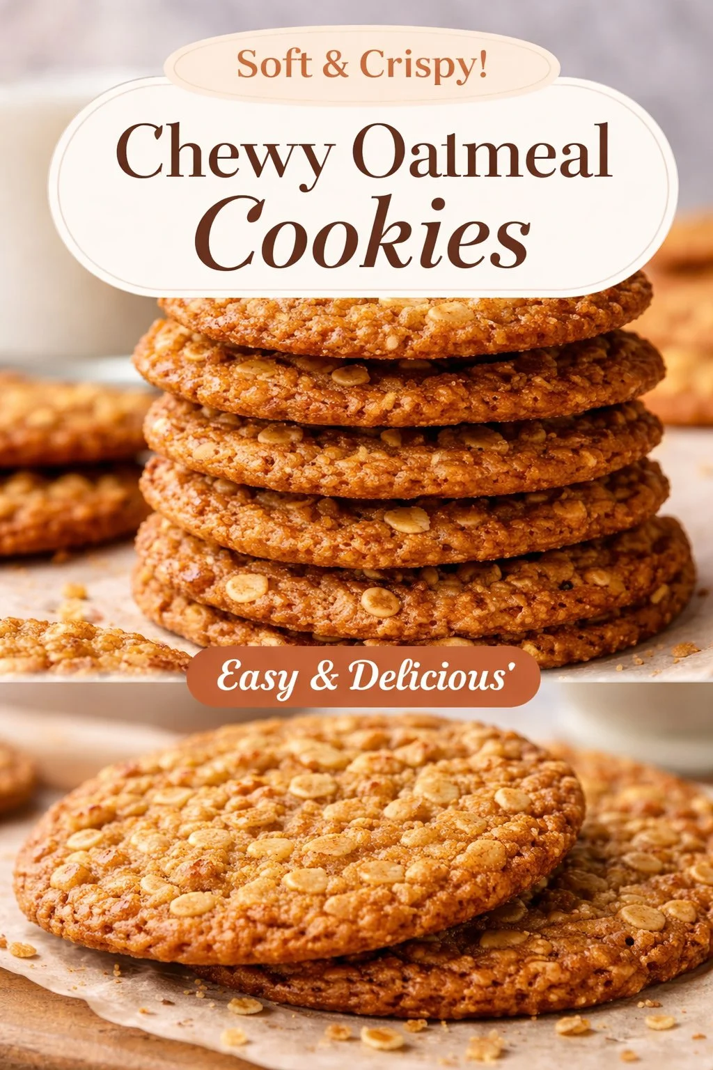 Thin and Crispy Anzac Cookies