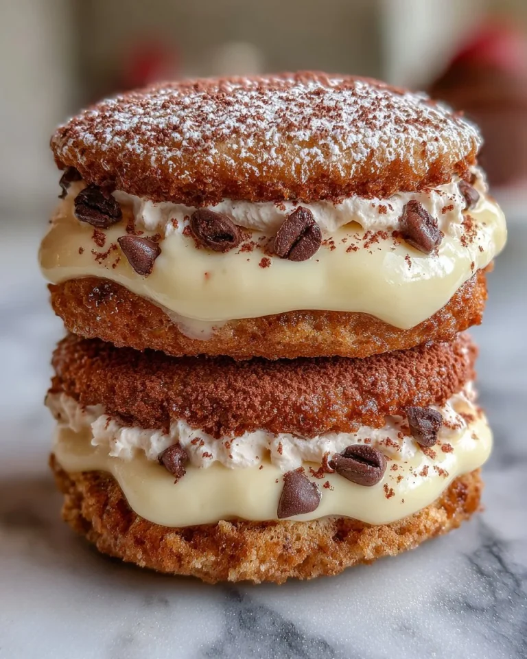 Espresso Tiramisu Cookies on a plate, showcasing their delicious texture and coffee flavor.