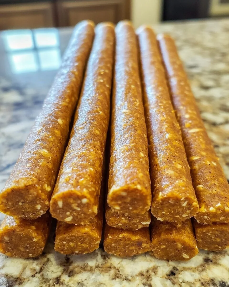 Homemade Pumpkin & Oatmeal Dog Snack Sticks