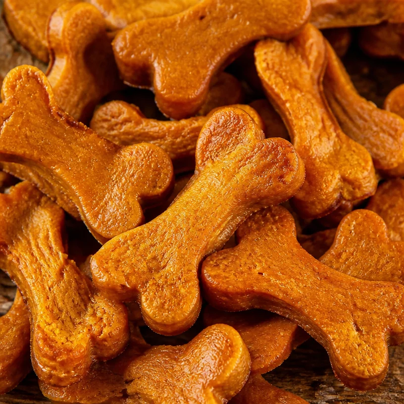 Chewy sweet potato dog treats for a healthy and tasty dog snack