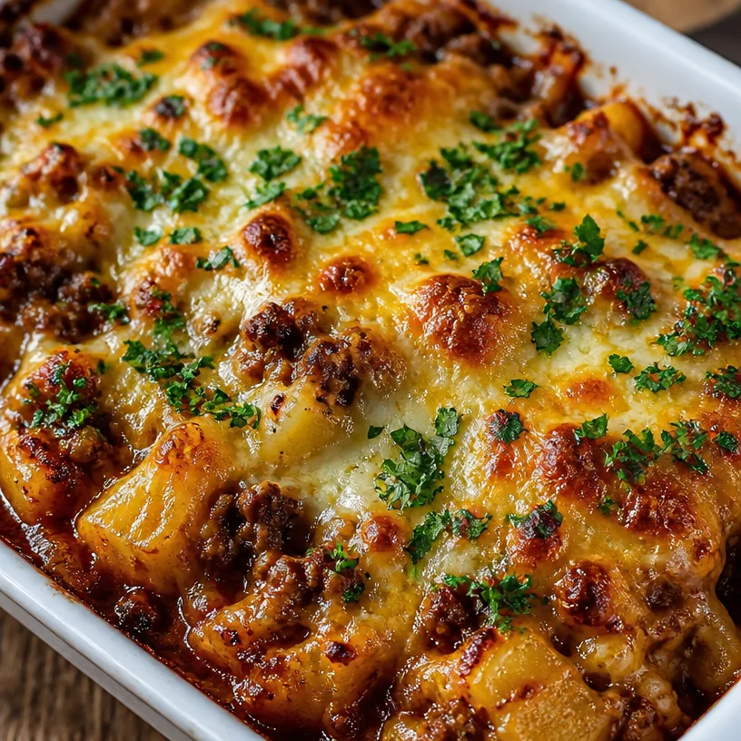 A variety of easy ground beef recipes on a kitchen counter.