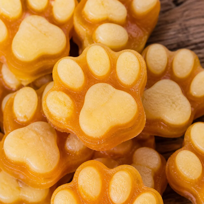 Homemade Halloween banana dog treats for festive canine celebrations