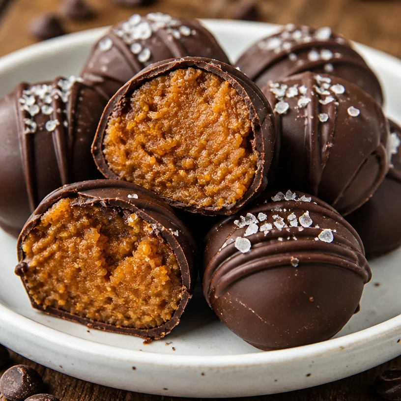 No Bake Pumpkin Balls with Peanut Butter recipe