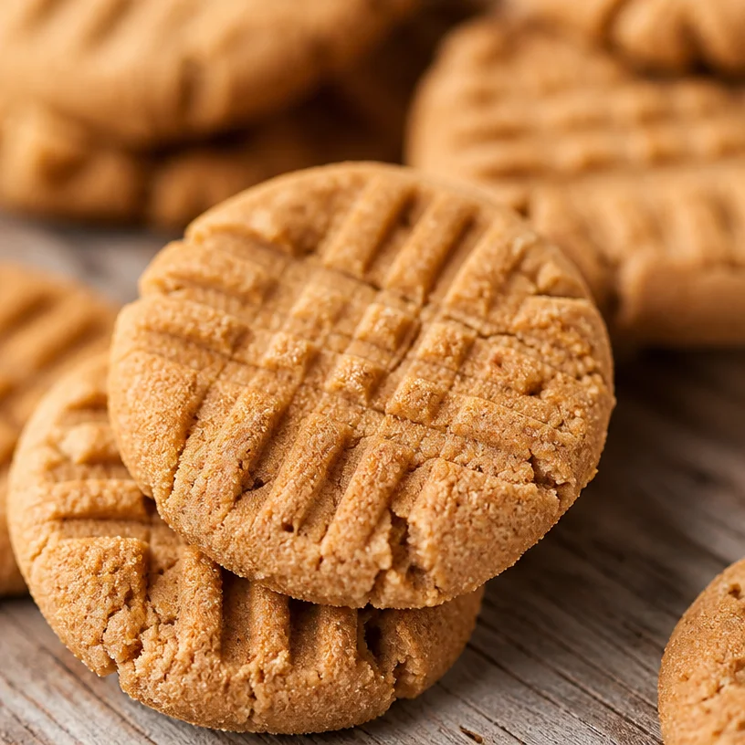 Homemade peanut butter doggie cookies for pets