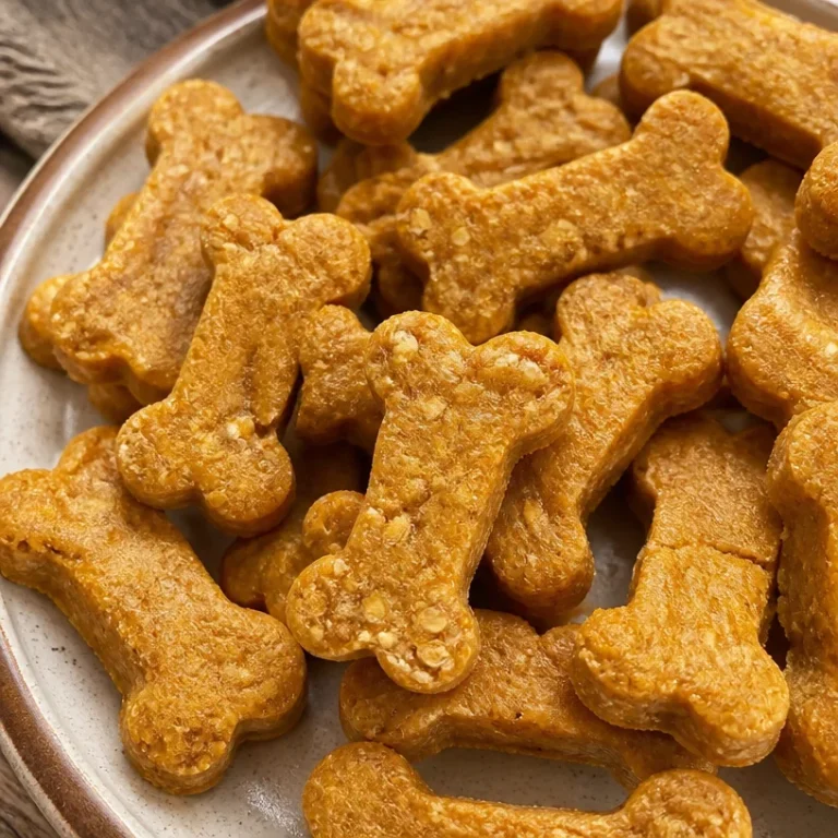 Homemade pumpkin no-bake dog treats for healthy pet snacking