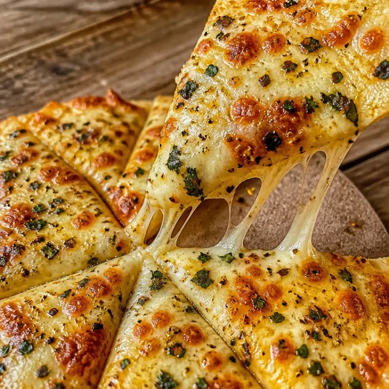 Delicious Air Fryer Tortilla Garlic Bread served on a plate