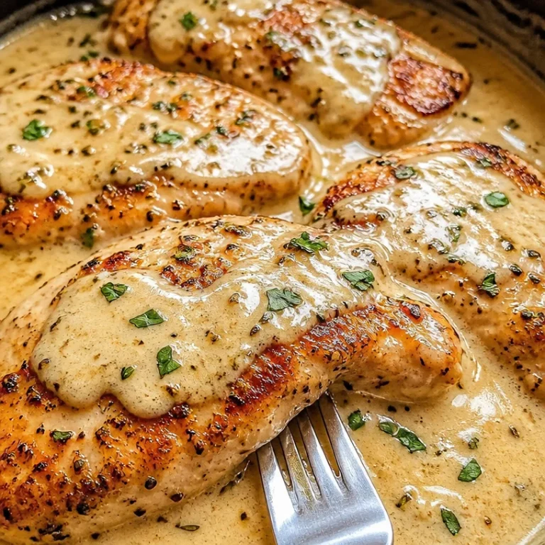 Creamy Ranch Chicken served with vegetables on a plate