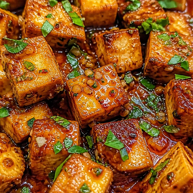A plate of Marry Me Tofu, showcasing its vibrant colors and appetizing presentation.