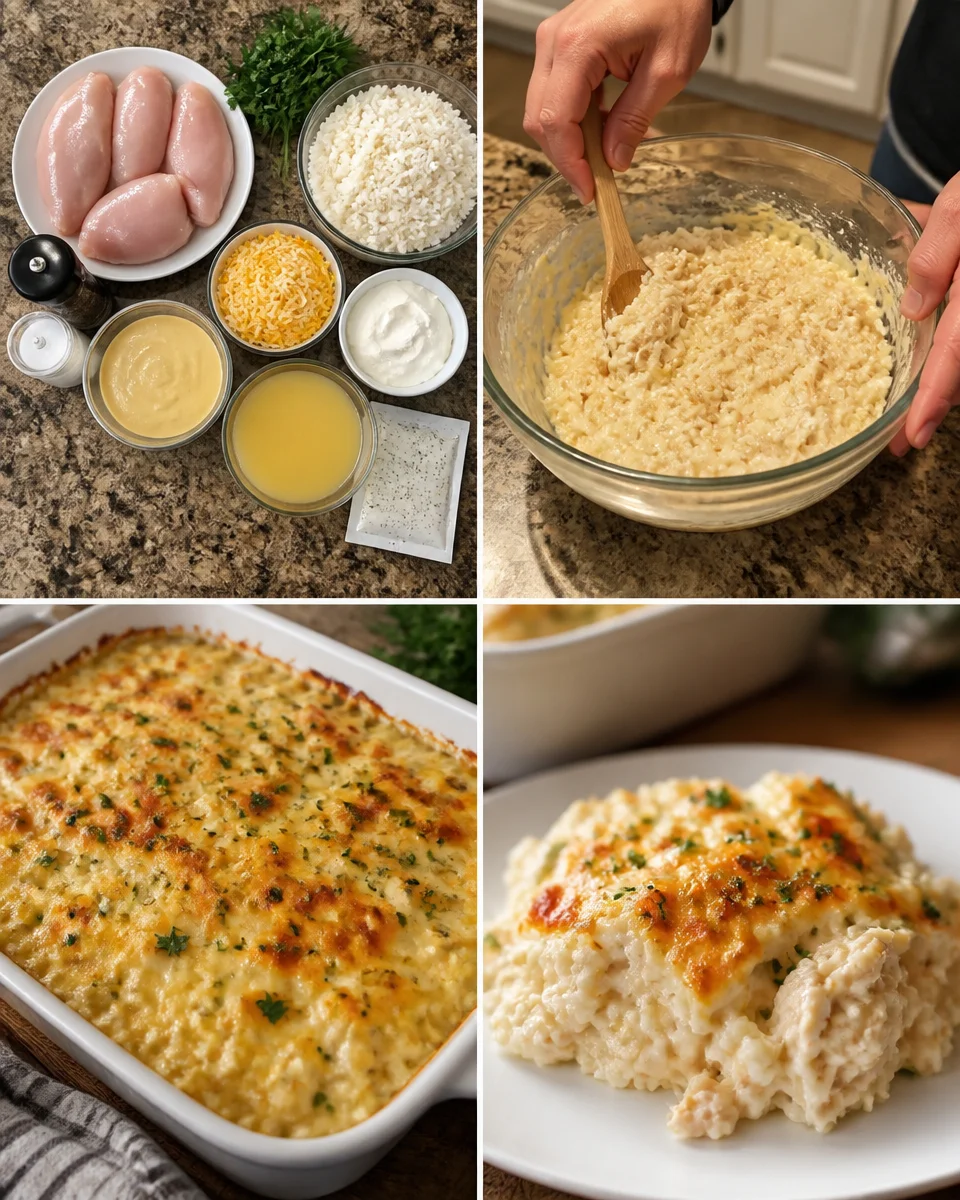 Angel Chicken Rice Casserole