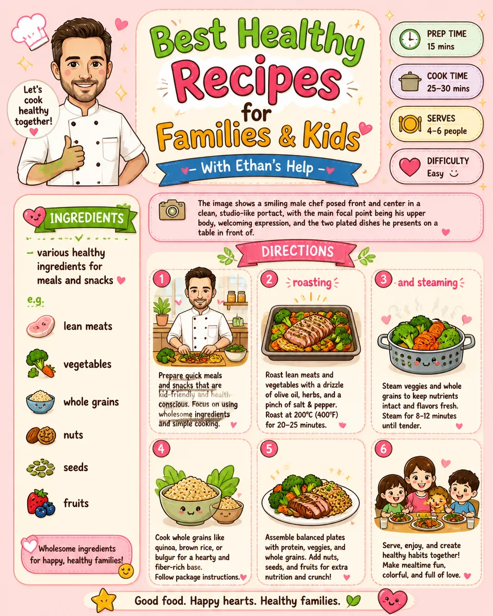 Best Healthy Recipes for Families & Kids – With Ethan's Help