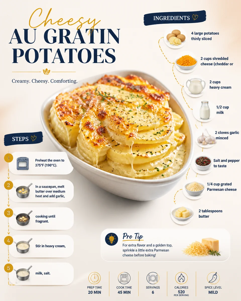 Cheesy Au Gratin Potatoes