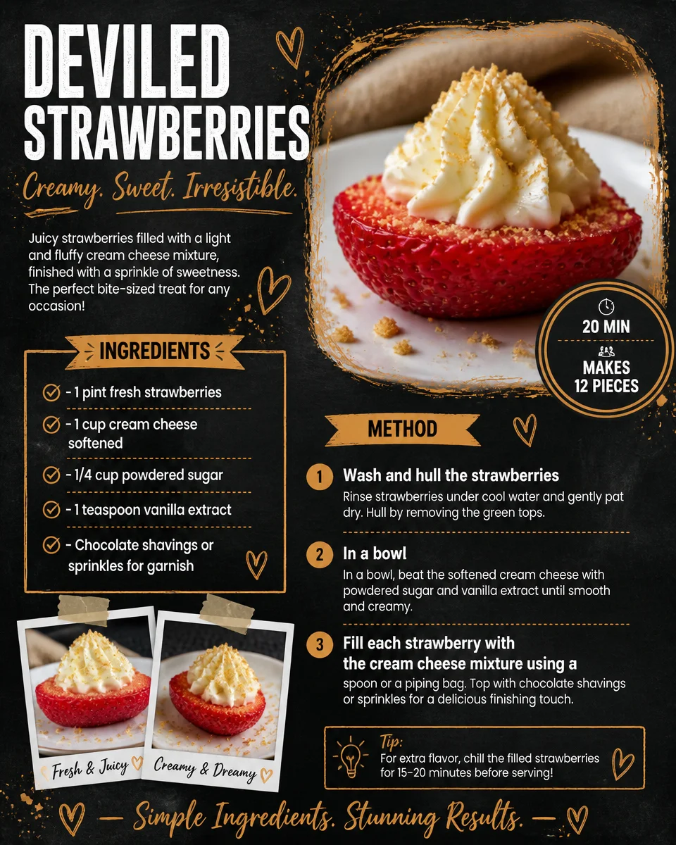 Deviled Strawberries