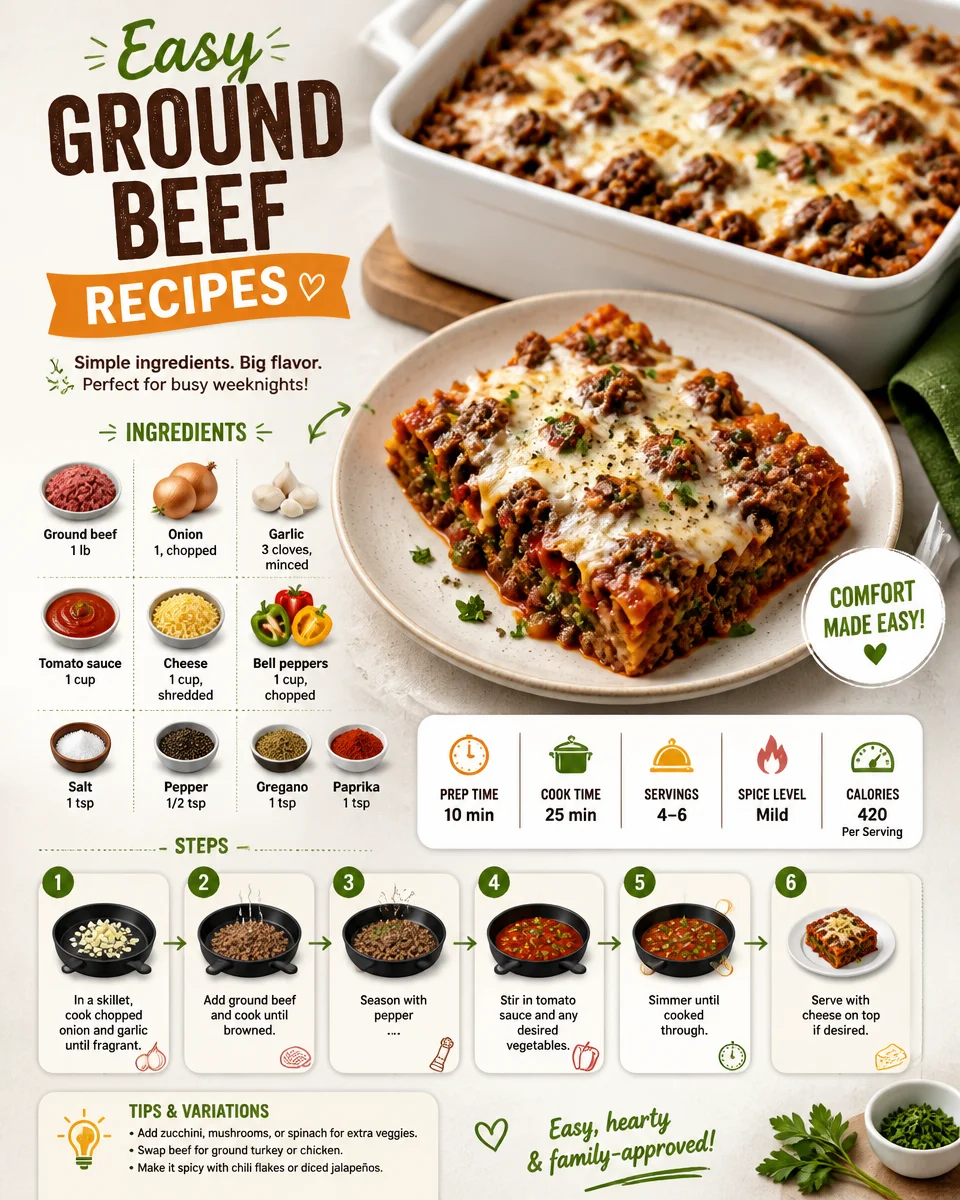Easy Ground Beef Recipes