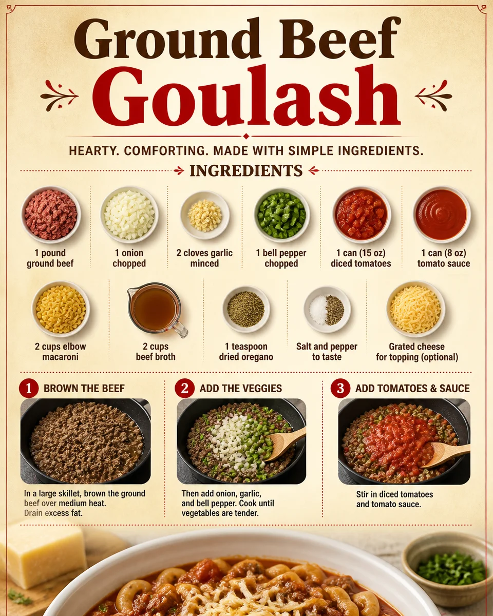 Ground Beef Goulash