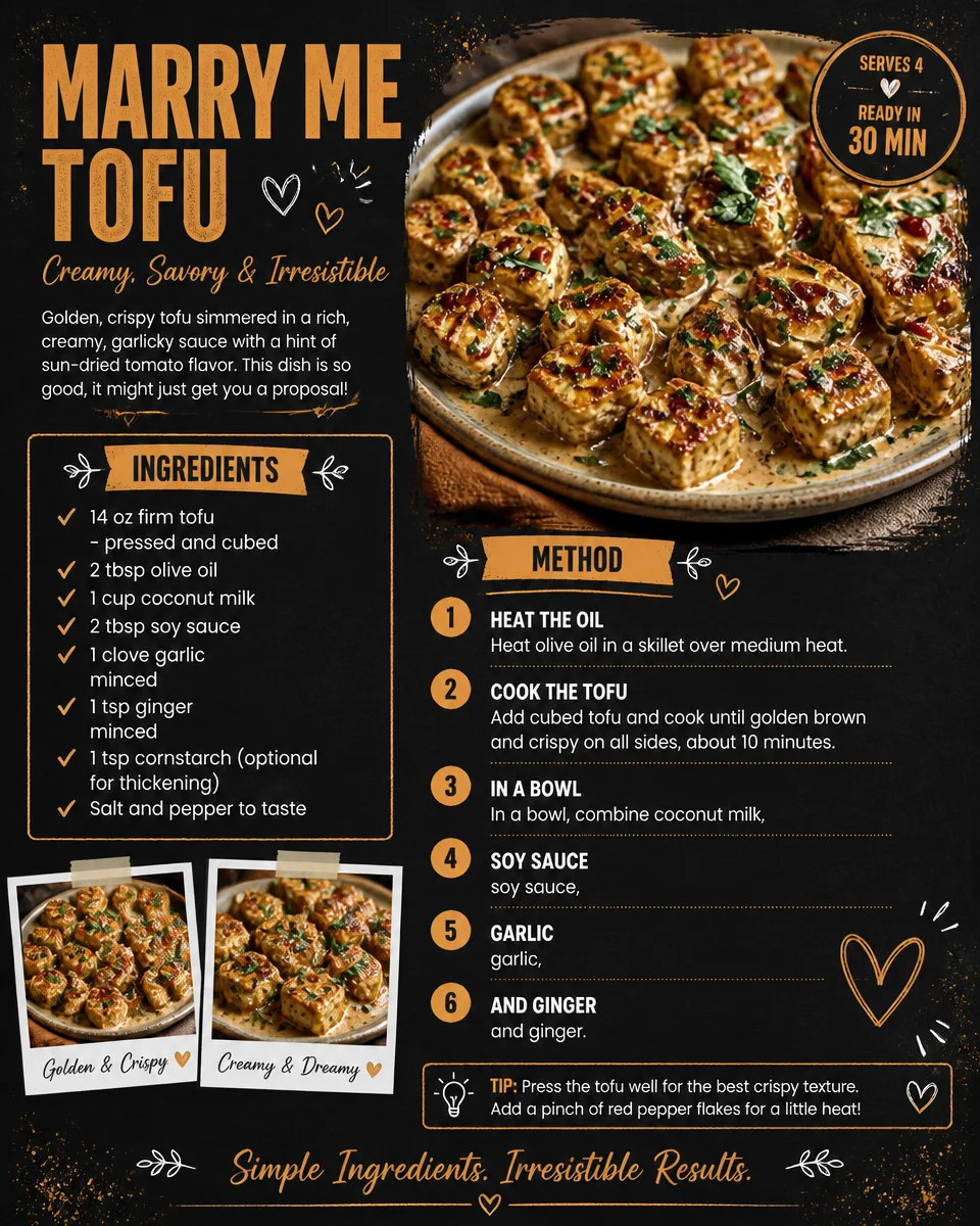 Marry Me Tofu