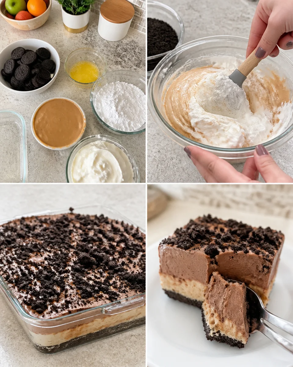 Peanut Butter Filled Oreo Cookie Crust