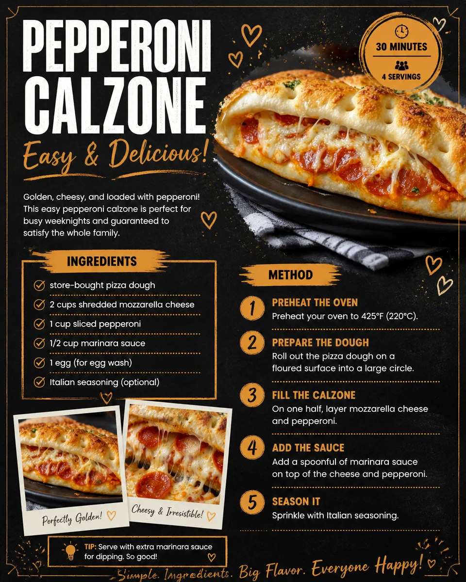 Pepperoni Calzone