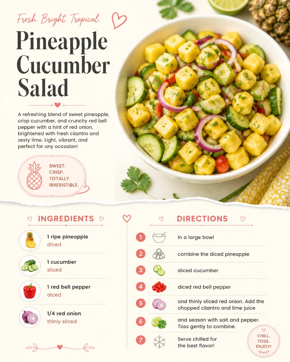 Pineapple Cucumber Salad