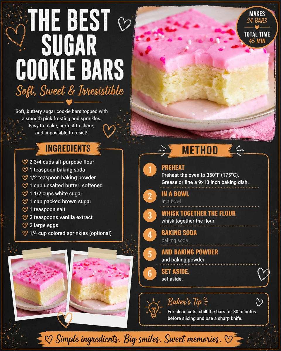 The Best Sugar Cookie Bars