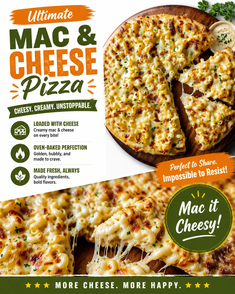 Ultimate Mac & Cheese Pizza